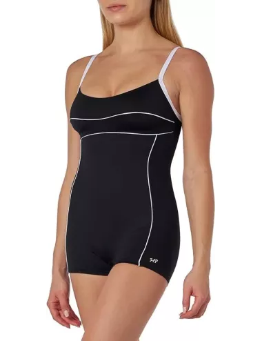 Combishort de bain femme noir – style sportif et confort optimal