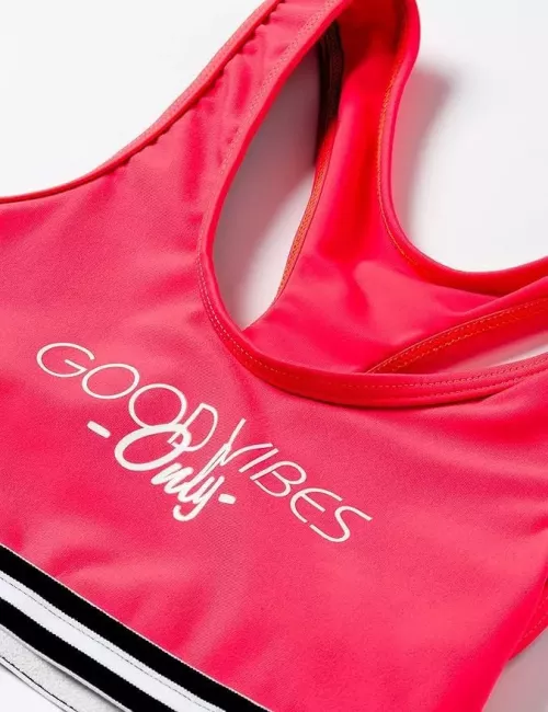 Maillot de bain menstruel ado rose fluo 2 pièces – 12, 14 et 16 ans