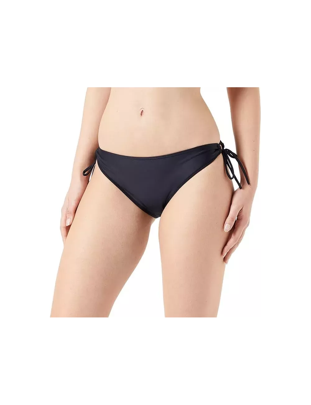Culotte de bain menstruelle femme noire à nouer