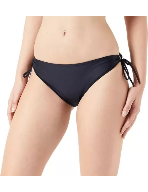 Culotte de bain menstruelle femme noire à nouer