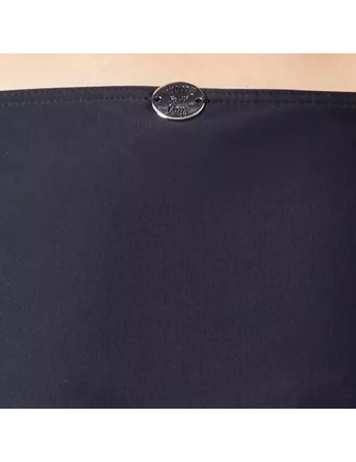 Culotte de bain menstruelle femme noire à nouer