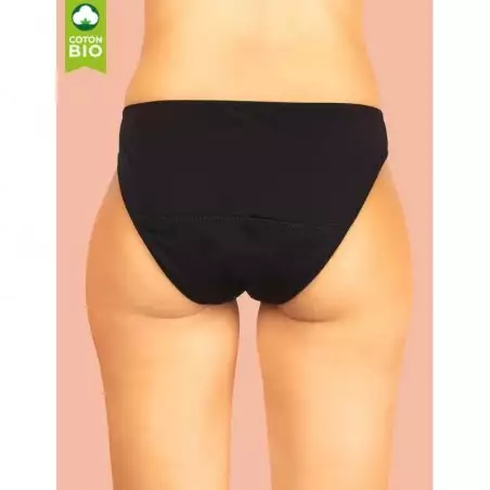 Culotte menstruelle ado flux léger en coton bio Eglantine