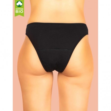 Culotte menstruelle brésilienne flux léger en coton bio Iris