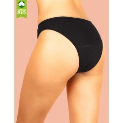 Culotte menstruelle brésilienne flux moyen en coton bio Iris