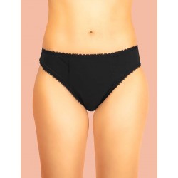 Culotte menstruelle brésilienne noire flux moyen Tulipe