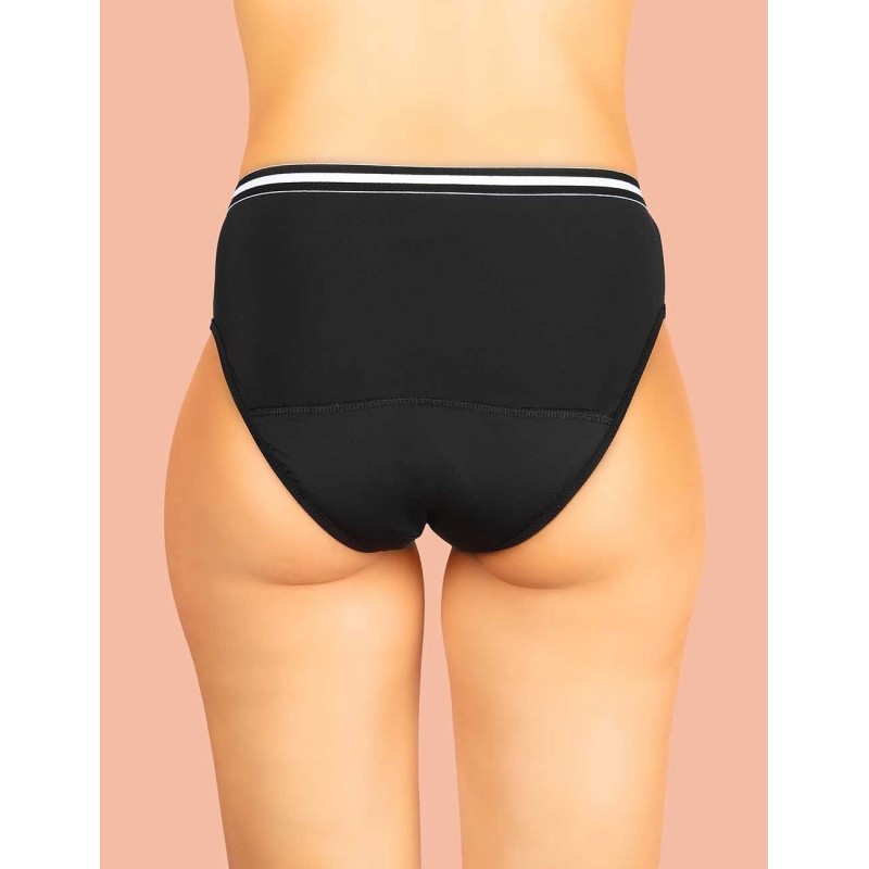 Culotte taille haute en dentelle NOIR pour femme